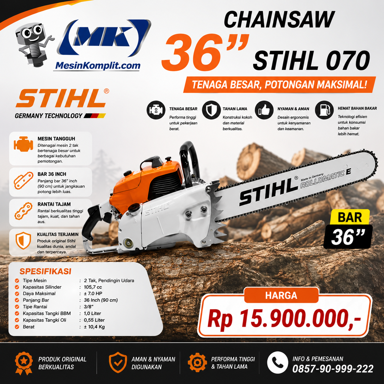 Gergaji Chainsaw Stihl 07...